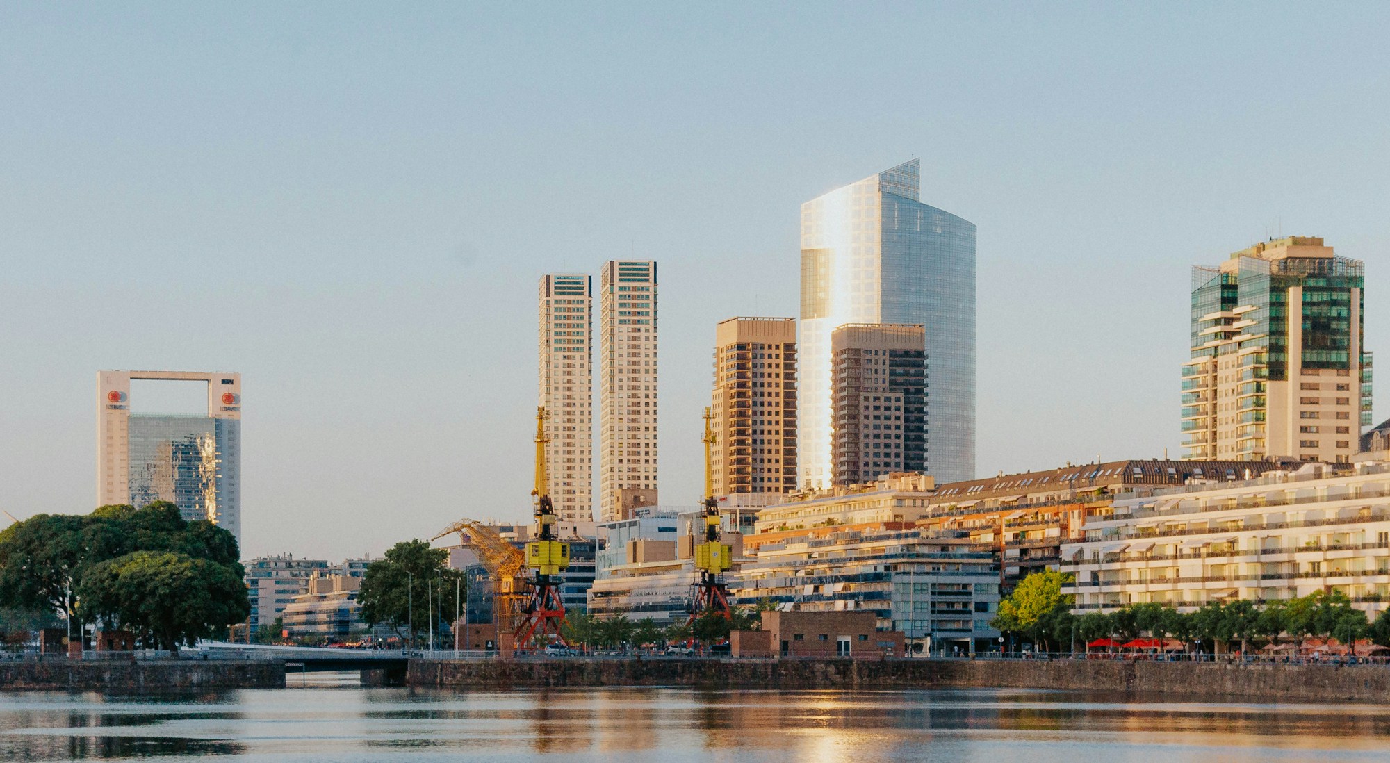 New residential towers in the northern corridor of Greater Buenos Aires.